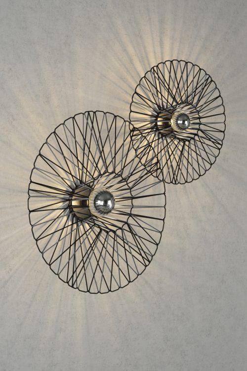 Aplique pared OLE! BIMBA 30000-60 and 30000-80 black+lithium