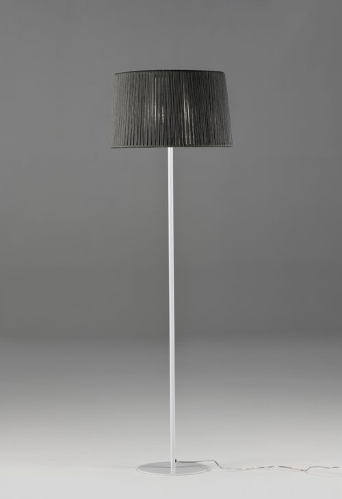 Lámpara de pie OLE! DRUM 24004 grey