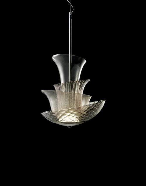 Lámpara techo ITALAMP 4037 FUME TREVI