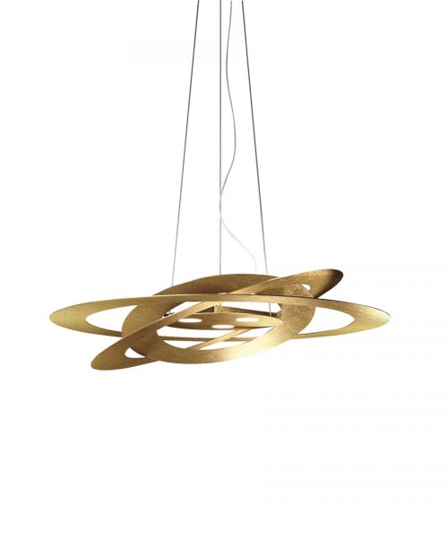 Lámpara de techo Marchetti Afelio gold leaf