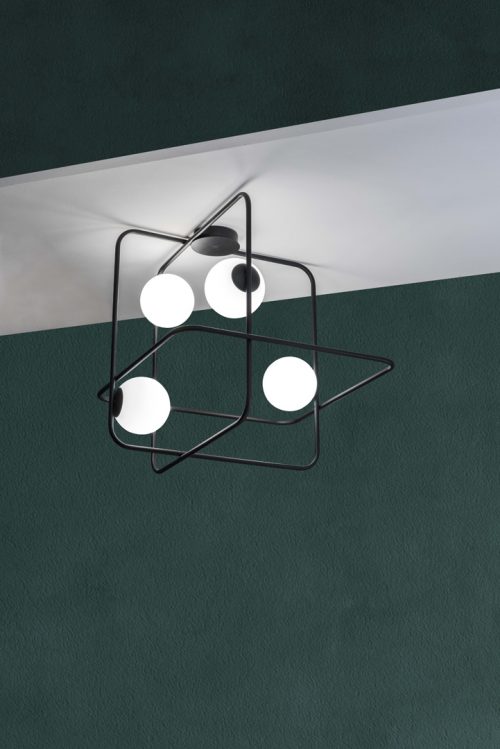 Lámpara de techo Marchetti Intrigo Black
