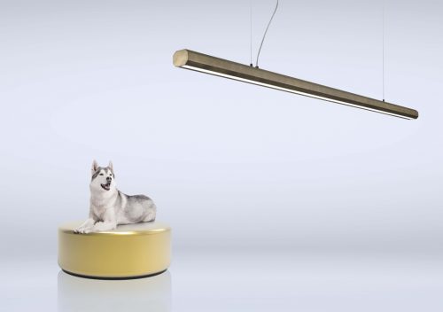 Lámpara de techo Marchetti Stick Brass Dog